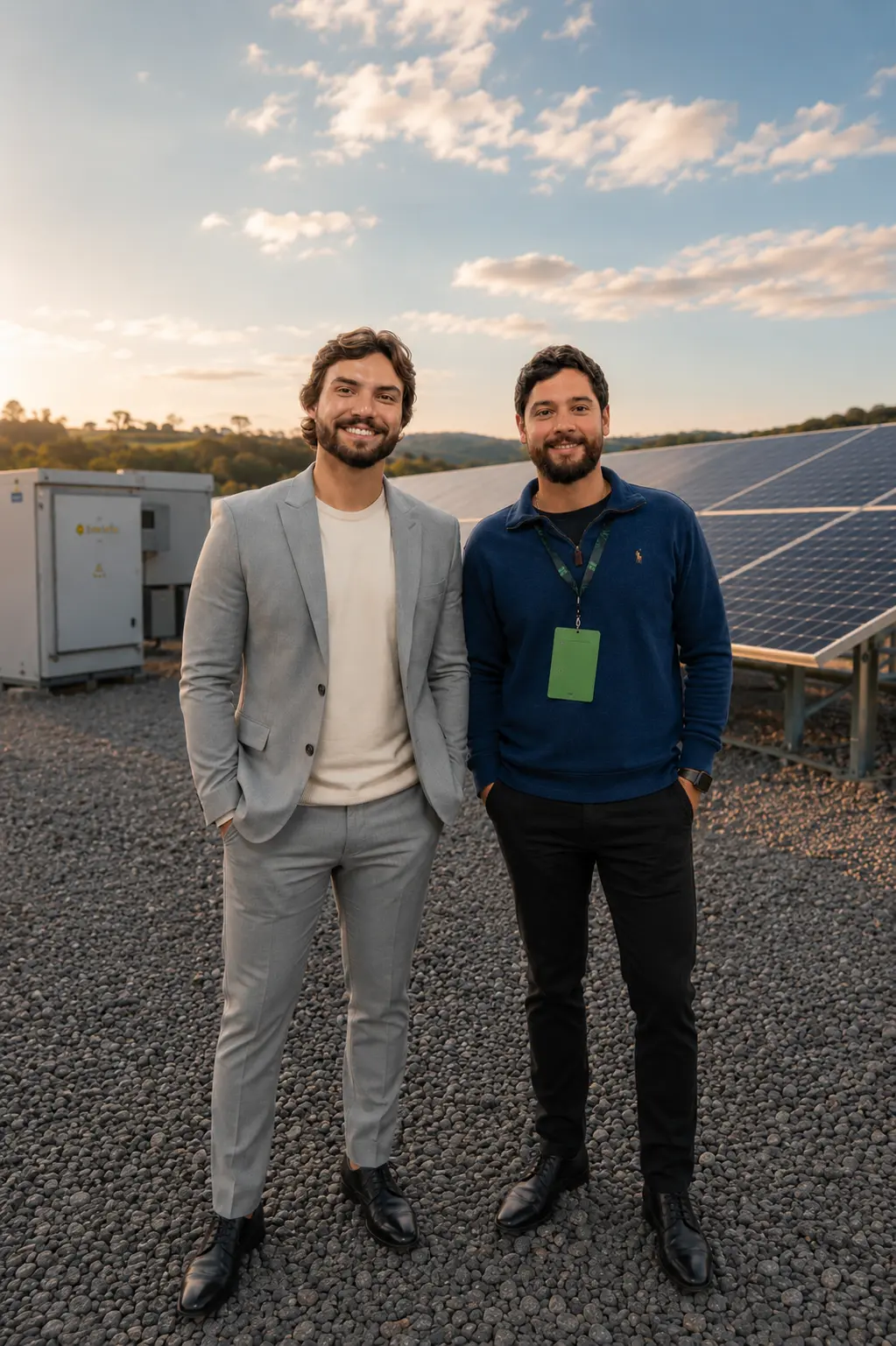Luís Guilherme e Mateus Honório — fundadores da INGASOL Energia