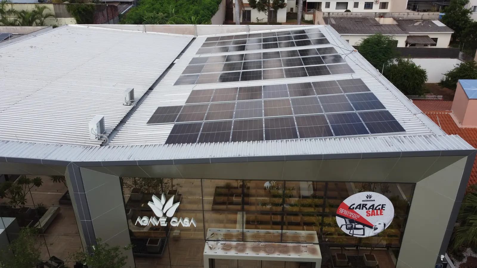 Energia solar comercial — projeto INGASOL