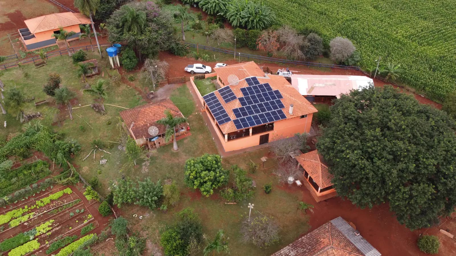Usina solar INGASOL — Sítio Mehedein, Londrina, PR