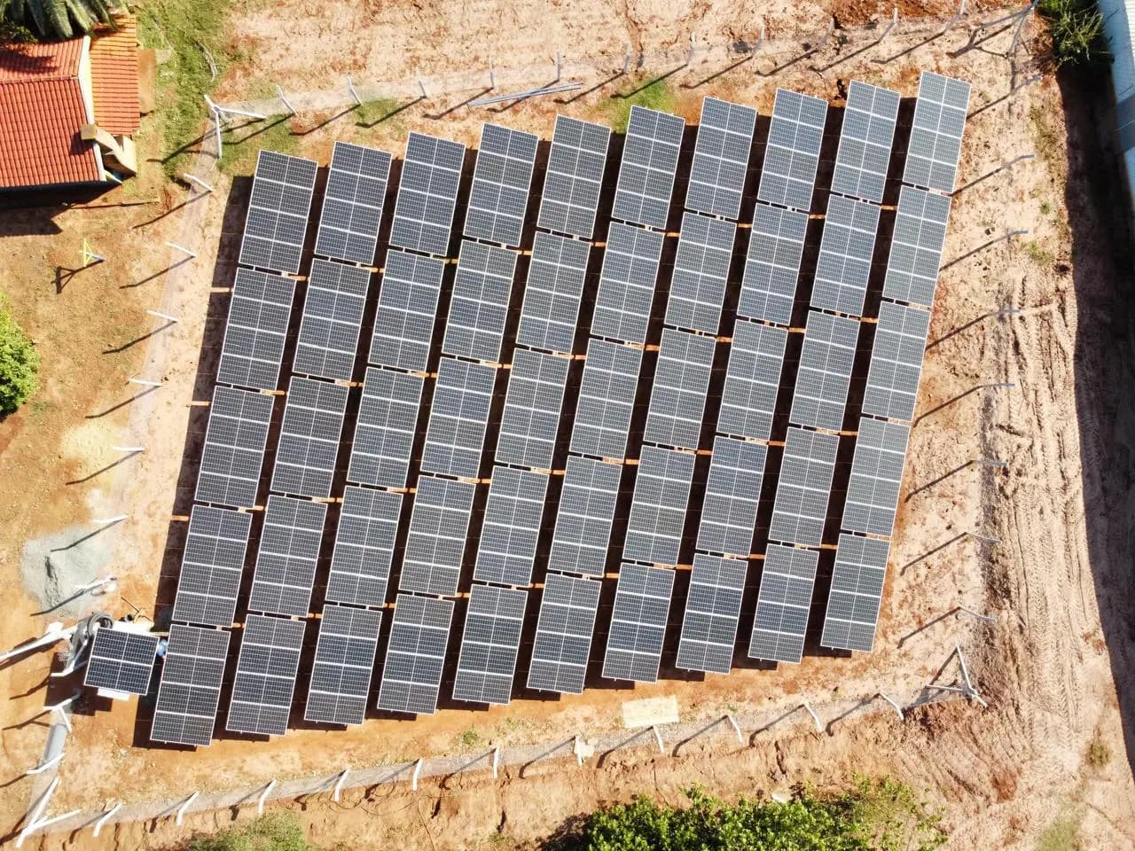 Energia solar em usina — projeto INGASOL